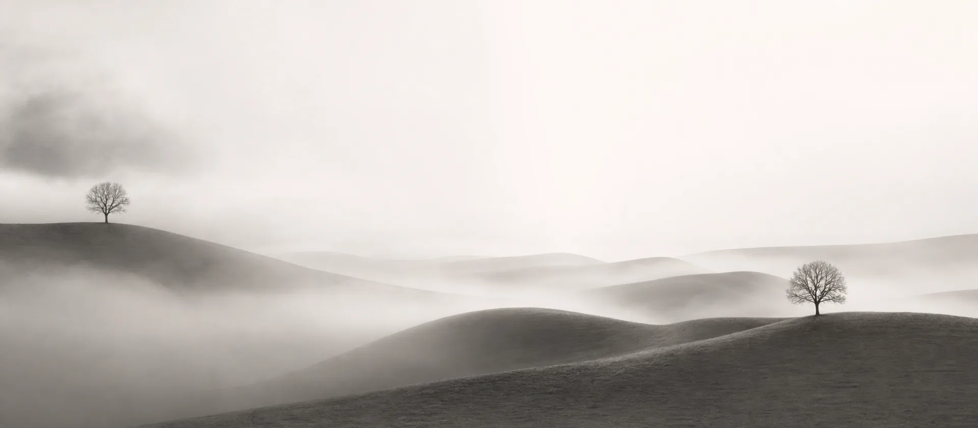 Layered misty hills suggesting a local soundscape